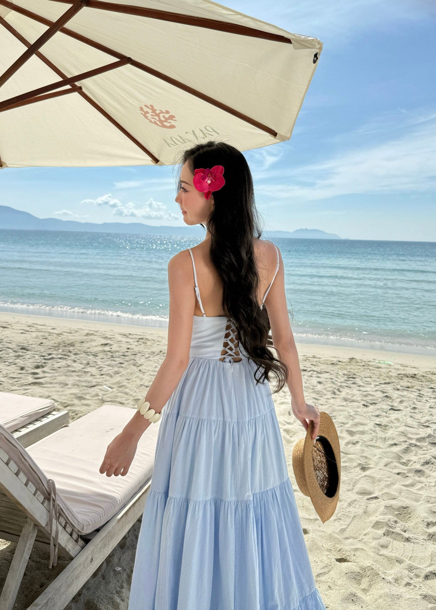 Marelle Blue maxi dress