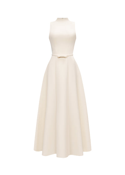 Lisana Highneck Midi Dress