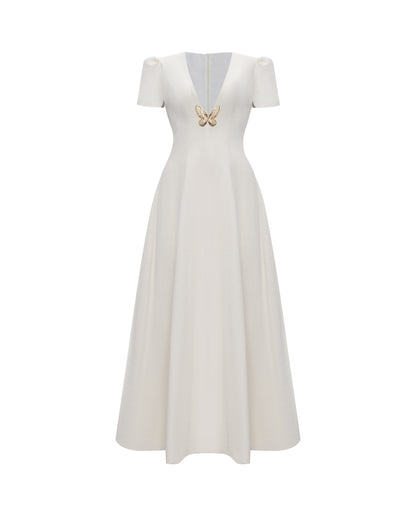 Emilia Cut-out Midi Dress