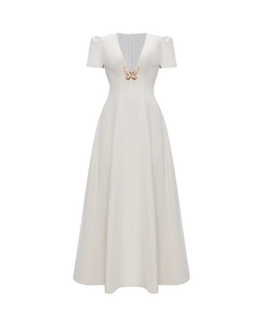 Emilia Cut-out Midi Dress