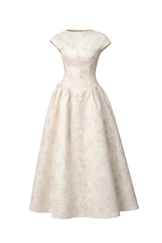 Lisse Floral Midi Dress
