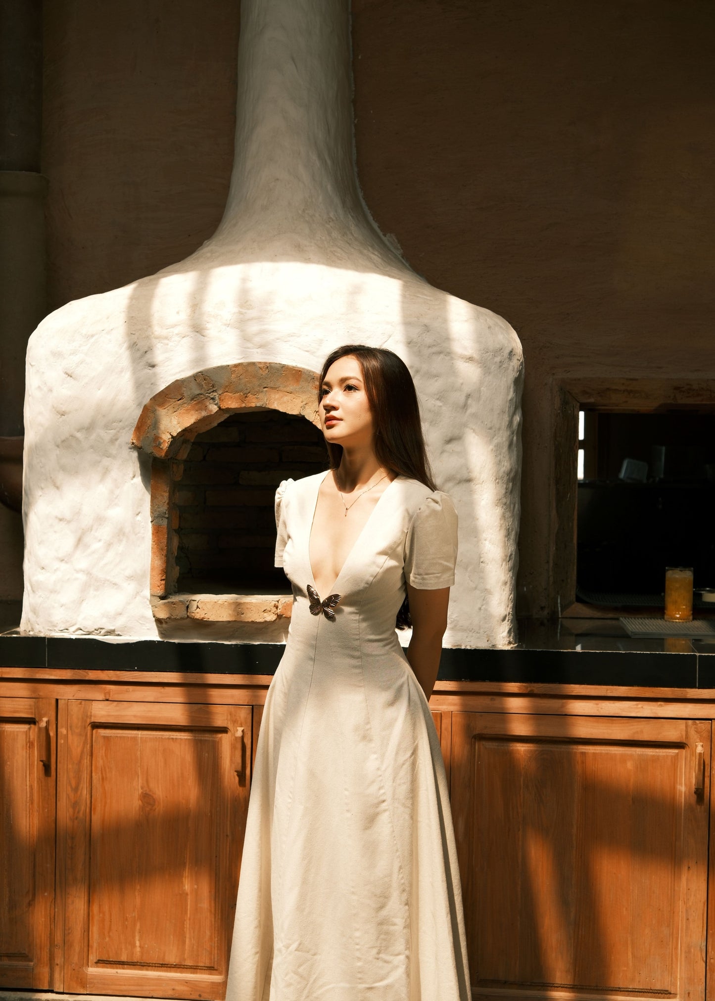 Emilia Cut-out Midi Dress