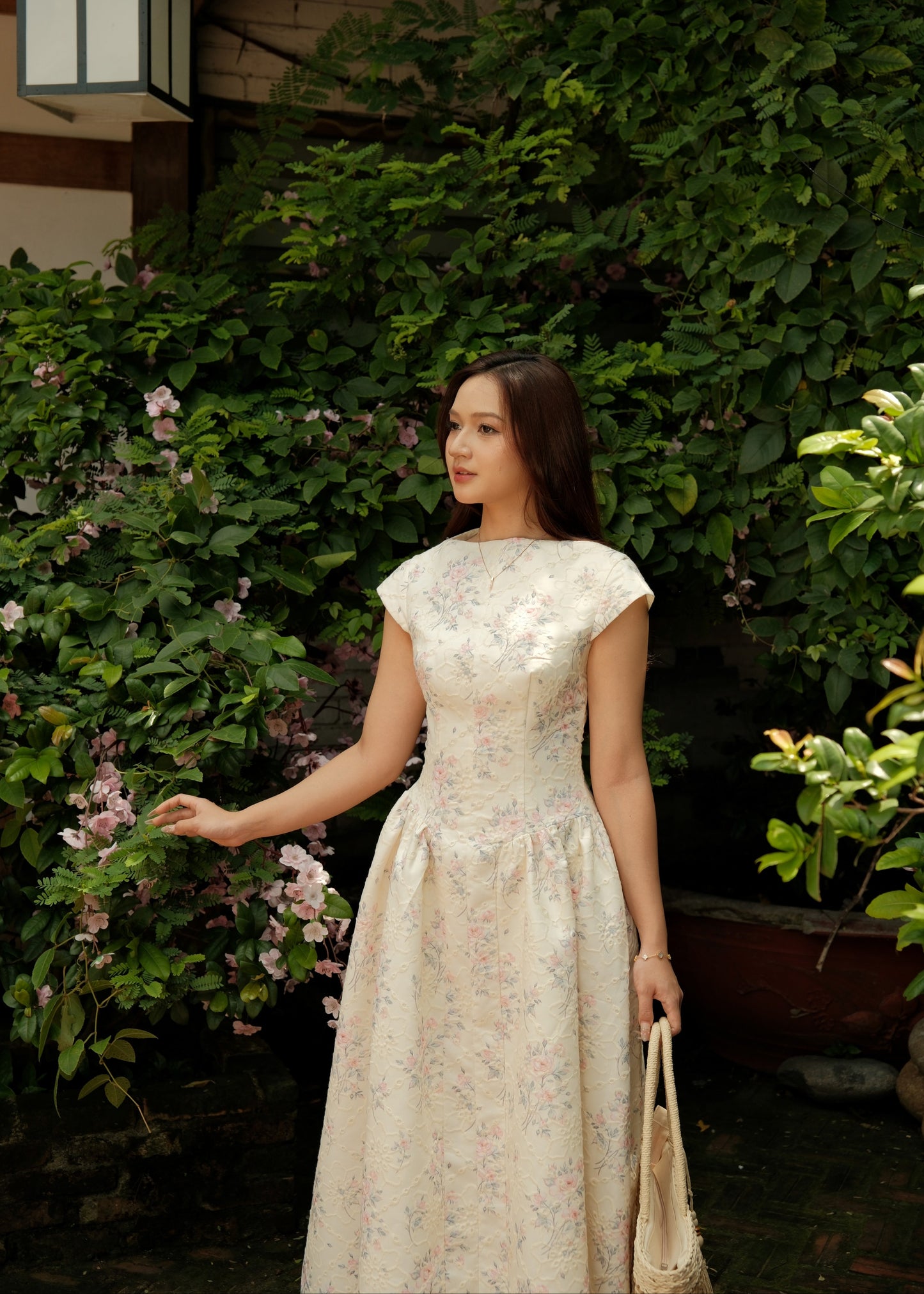 Lisse Floral Midi Dress