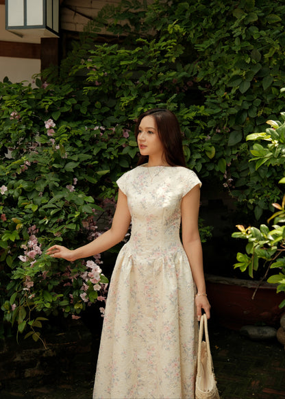 Lisse Floral Midi Dress