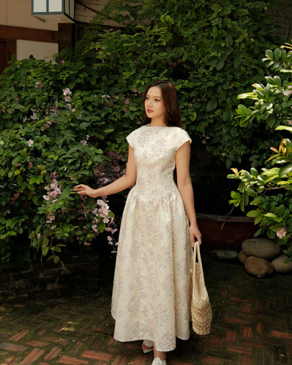 Lisse Floral Midi Dress