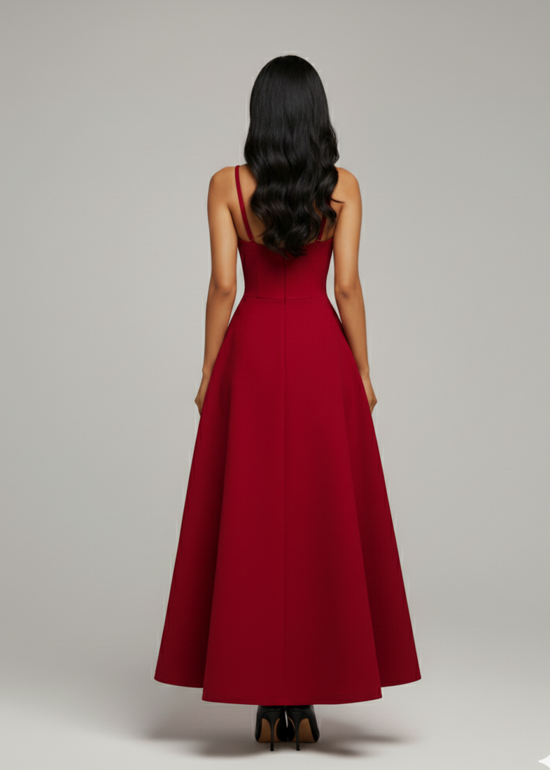 Rosina Strap Midi Dress