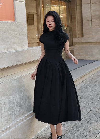 Oliver Pleated Midi Dress