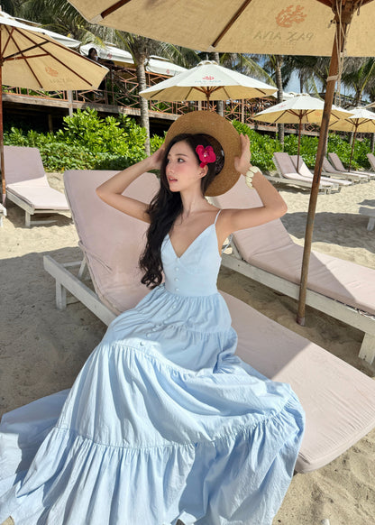 Marelle Blue maxi dress