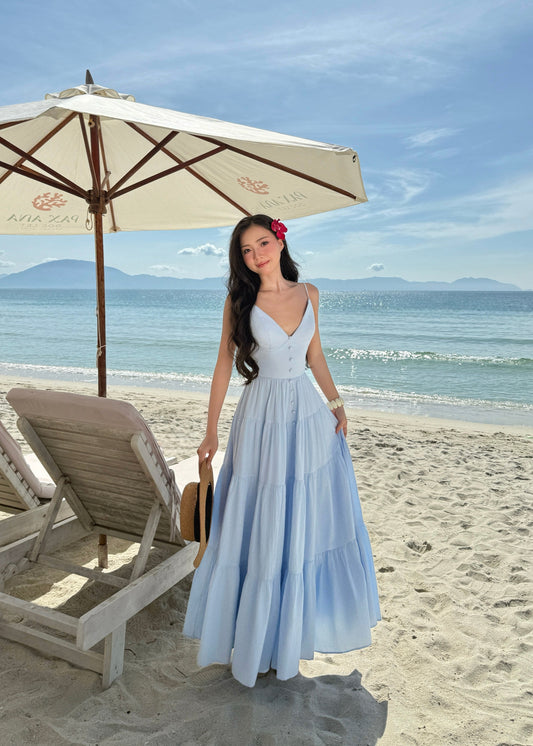 Marelle Blue maxi dress